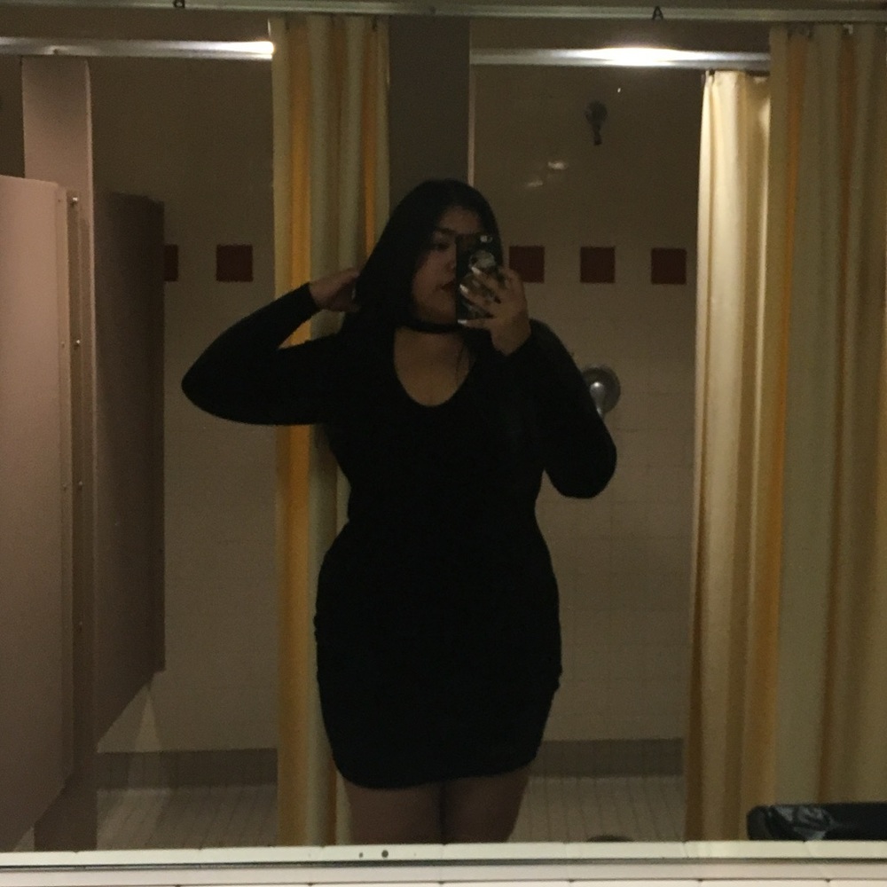 Velvet Bodycon Dress